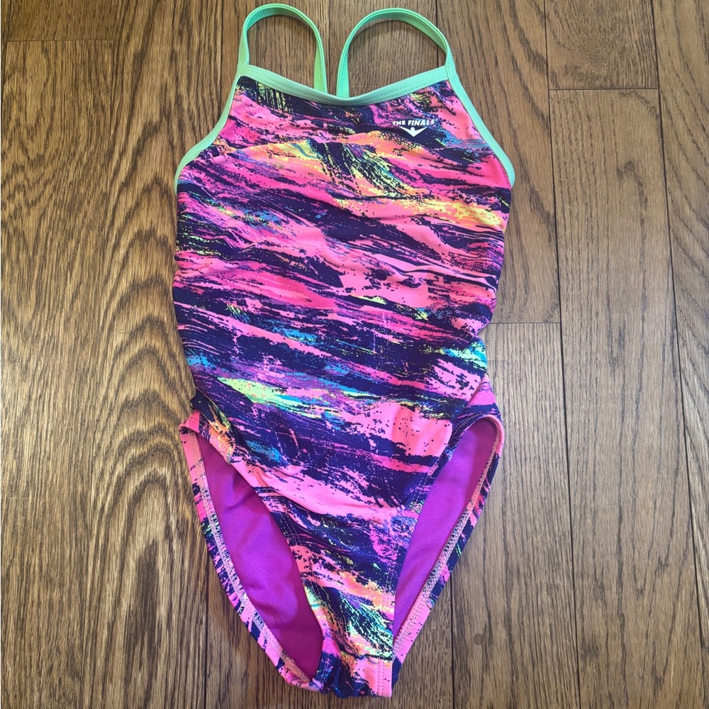 Girls the finals competitive One Piece Swimsuit